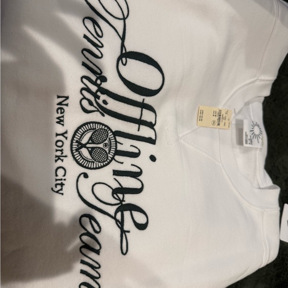 NWT Aerie Offline Cloud Fleece classic crewneck sweatshirt size med - Picture 3 of 3